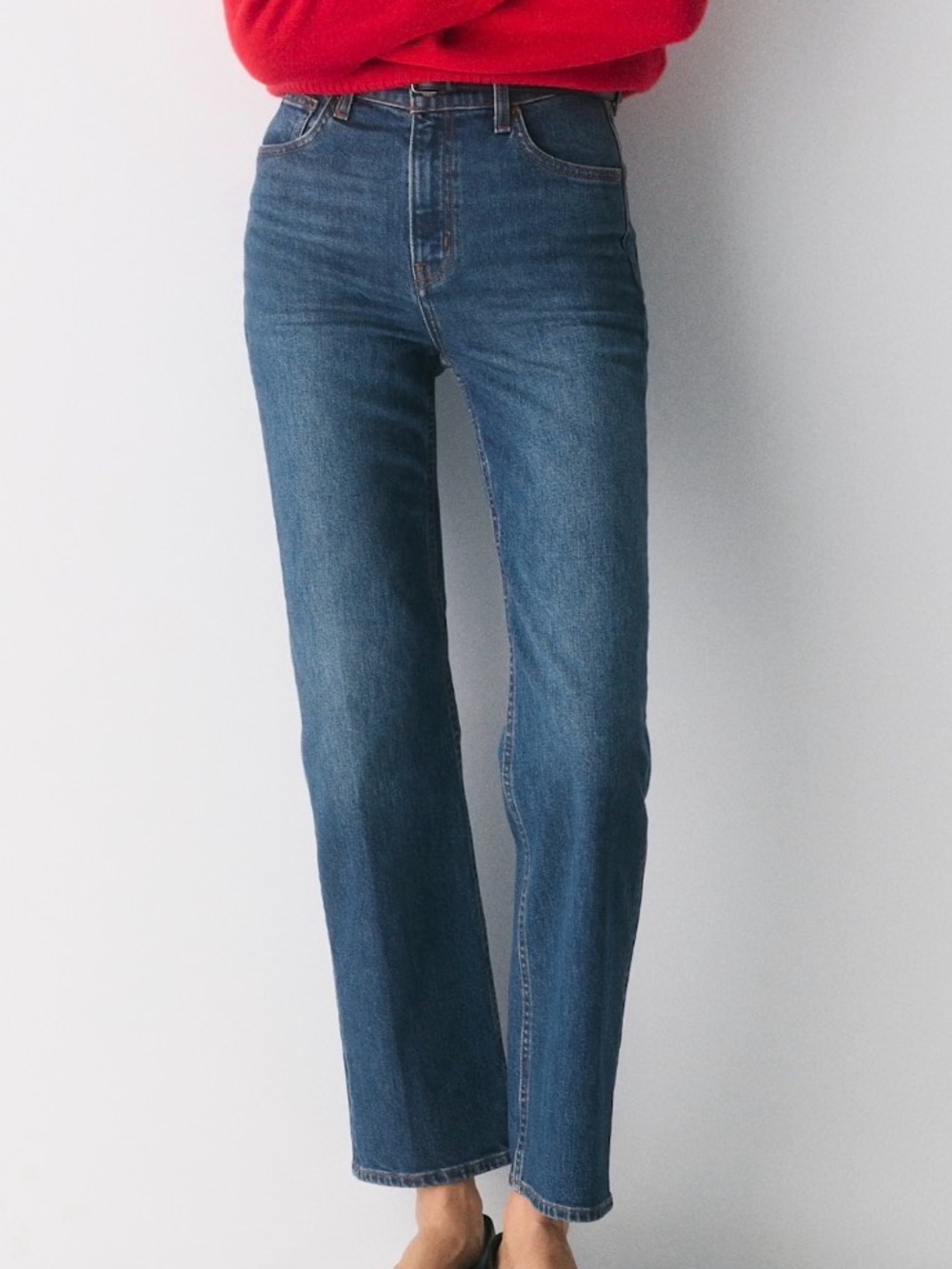Denim Forum Arlo High Rise Straight